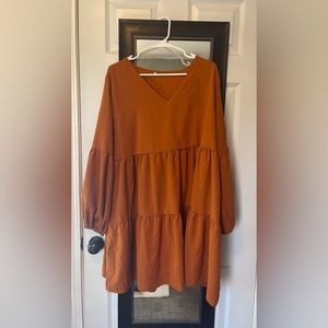 Selling beautiful burnt orange 2X blouse